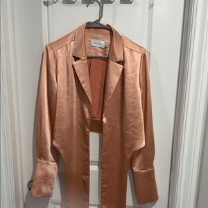 Women's Satin Top in Copper